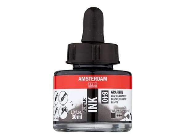 Amsterdam Acrylic Ink Bottle Graphite 840