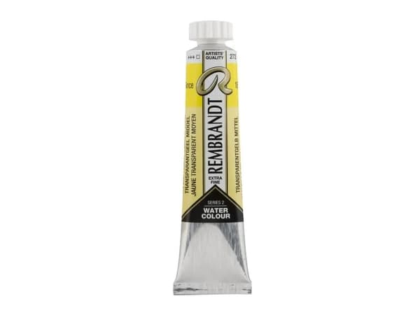 Rembrandt Watercolour Tube Transparent Yellow Medium 272