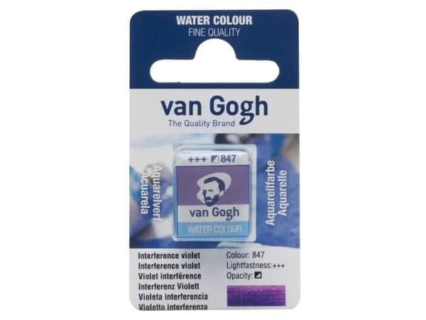 Van Gogh Watercolour Pan Interference Violet 847
