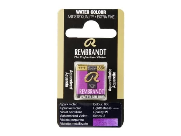 Rembrandt Watercolour Pan Spark Violet 866