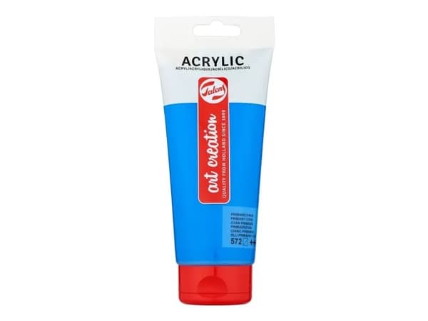 Talens Art Creation Acrylic Colour Tube Primary Cyan 572