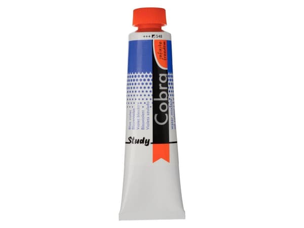 Cobra Study Water Mixable Oil Colour Tube Blue Violet 548