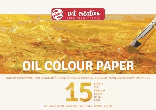 Talens Art Creation Oil colour paper pad | 29.7 x 21 cm (A4), 300 g, 15 sheets
