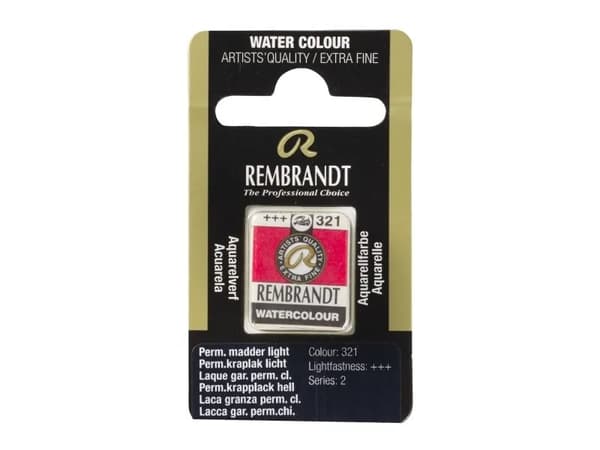 Rembrandt Watercolour Pan Permanent Madder Light 321