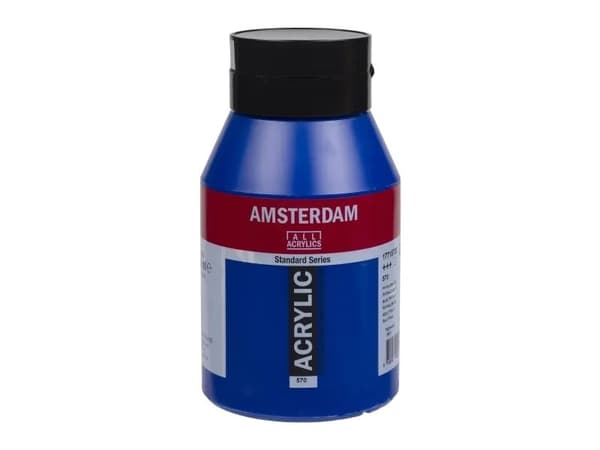 Amsterdam Standard Series Akrylkrukke 1000 ml Phthalo Blue 570