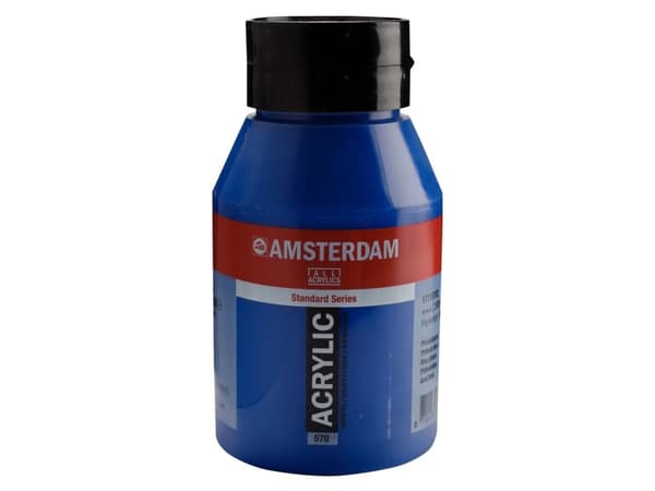 Amsterdam Standard Series Akrylkrukke 1000 ml Phthalo Blue 570