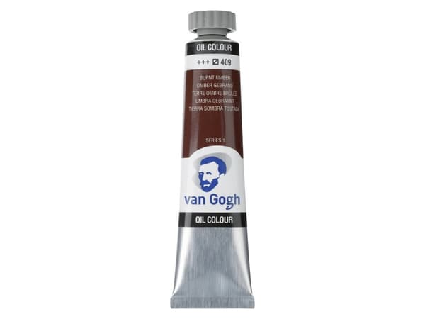 Van Gogh Oil Colour Tube Burnt Umber 409