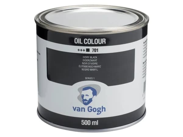Van Gogh Oil Colour Tin Ivory Black 701