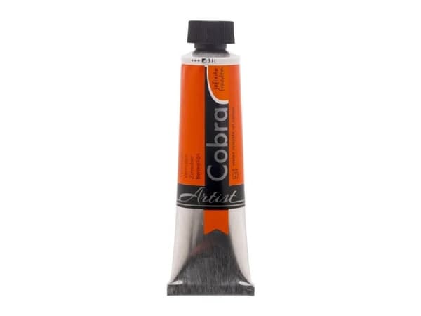 Cobra Artist Water-Mixable Oil Colour Tube Vermilion 311