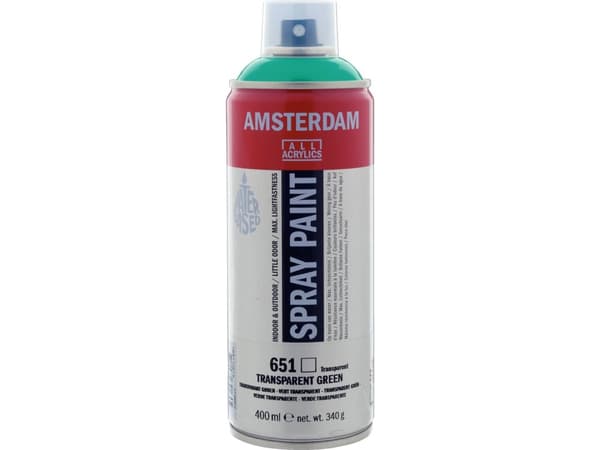 Amsterdam Spray Paint Transparent Green 651
