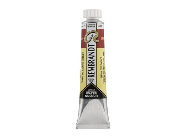 Rembrandt Watercolour Tube Burnt Sienna 411