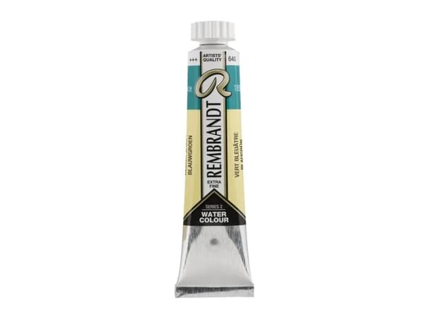 Rembrandt Watercolour Tube Bluish Green 640