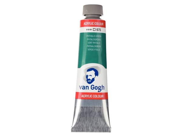 Van Gogh Acrylic Colour Tube Phthalo Green 675