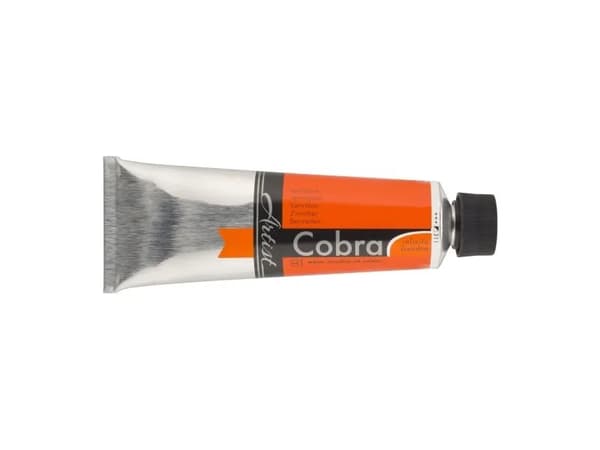 Cobra Artist Water-Mixable Oil Colour Tube Vermilion 311