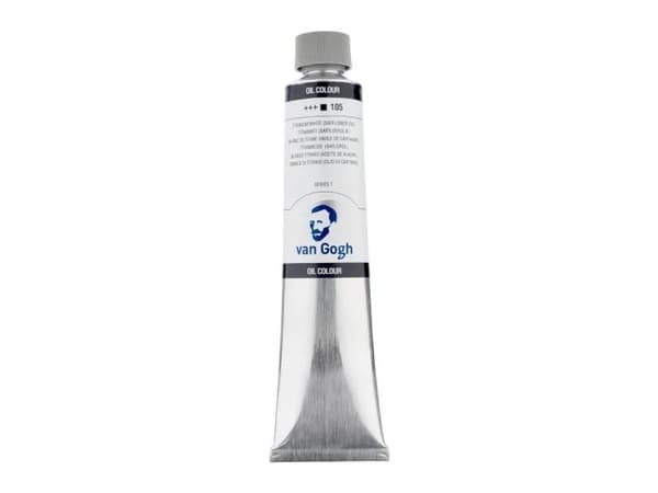 Van Gogh Oil Colour Tube Titanium White (Safflower Oil) 105