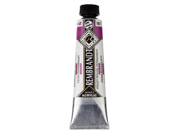 Rembrandt Acrylic Colour Tube Permanent Red Violet 567