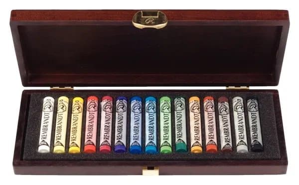 Rembrandt Soft pastel set General Selection Starter Box | 15 whole pastels