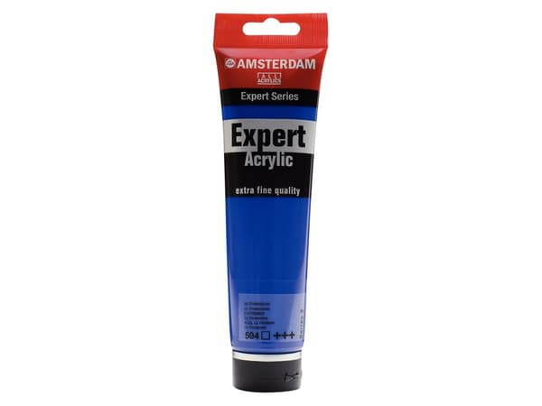 Amsterdam Expert Series Akrylrör 150 ml Ultramarin 504