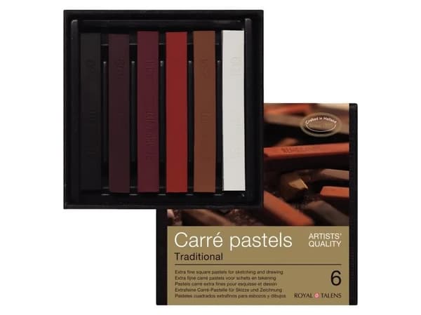 Rembrandt Carré pastel set Traditional | 6 colours