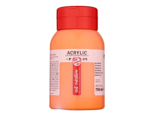 Talens Art Creation Acrylic Colour Jar Azo Orange 276