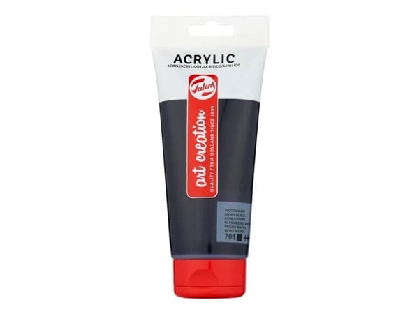 Talens Art Creation Acrylic Colour Tube Ivory Black 701