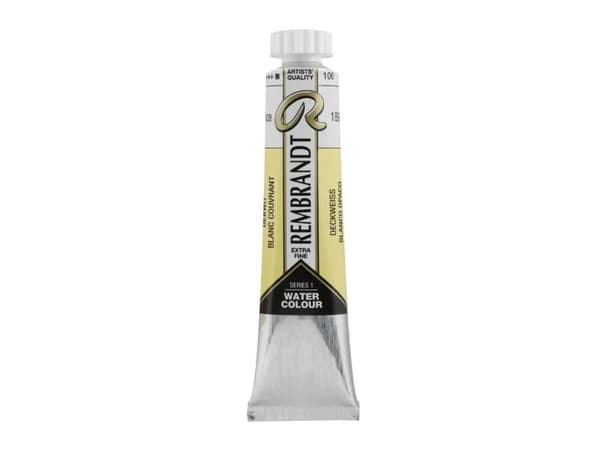 Artequipment Rembrandt Watercolour Tube Opaque White 106