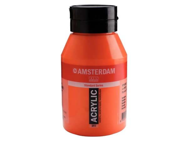 Amsterdam Standard Series Acrylic Jar Vermilion 311
