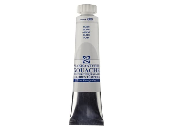 Talens Gouache Extra Fin Quality Tube 20 ml Sølv 800
