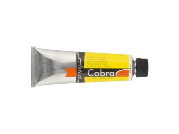 Cobra Artist Water-Mixable Oil Colour Tube Permanent Lemon Yellow 254