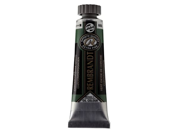 Rembrandt Oil Colour Tube Chromium Oxide Green 668