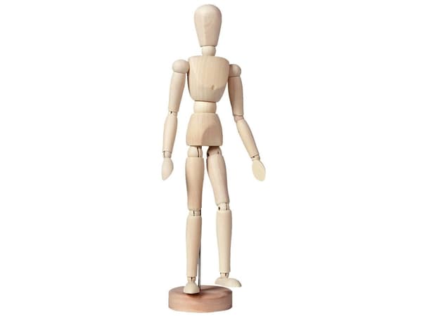 Talens Manikin Female Plain Wood Height 30 Cm