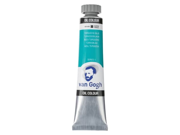 Van Gogh Oil Colour Tube Turquoise Blue 522