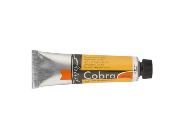 Cobra Artist Water-Mixable Oil Colour Tube Naples Yellow Deep 223