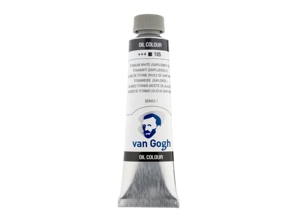 Van Gogh Oil Colour Tube Titanium White (Safflower Oil) 105