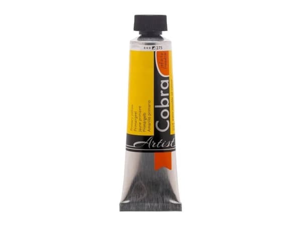 Cobra Artist Water-Mixable Oil Colour Tube Primary Yellow 275