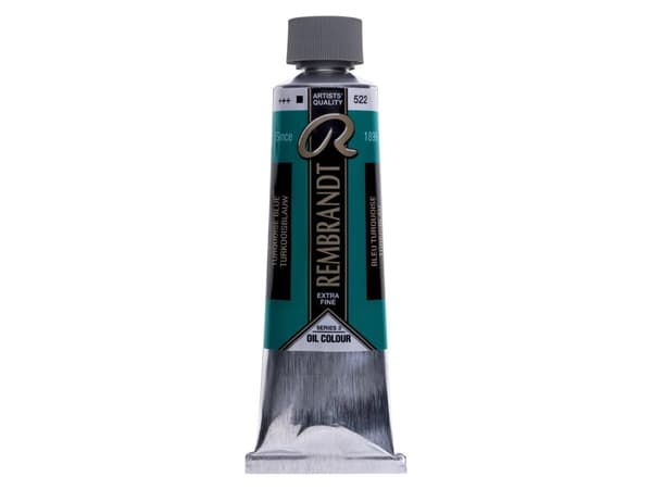 Rembrandt Oil Colour Tube Turquoise Blue 522