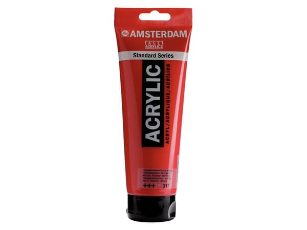 Amsterdam Standard Series Acrylic Tube Transparent Red Medium 317