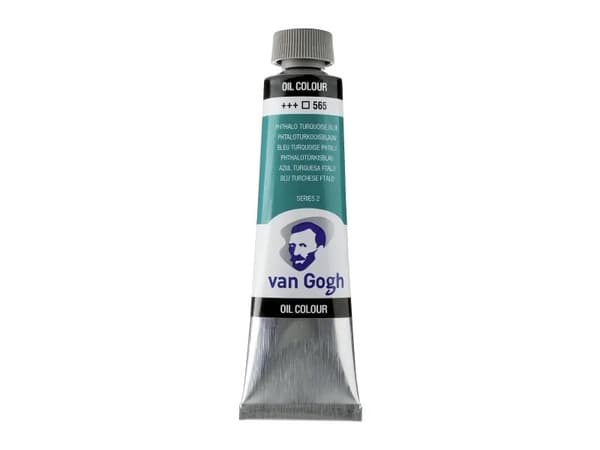 Van Gogh Oil Colour Tube Phthalo Turquoise Blue 565