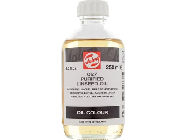 Talens Purified Linseed Oil 027 Bottle
