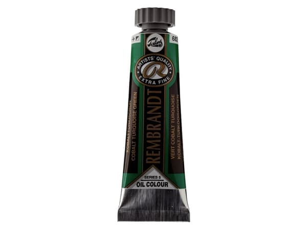 Rembrandt Oil Colour Tube Cobalt Turquoise Green 682