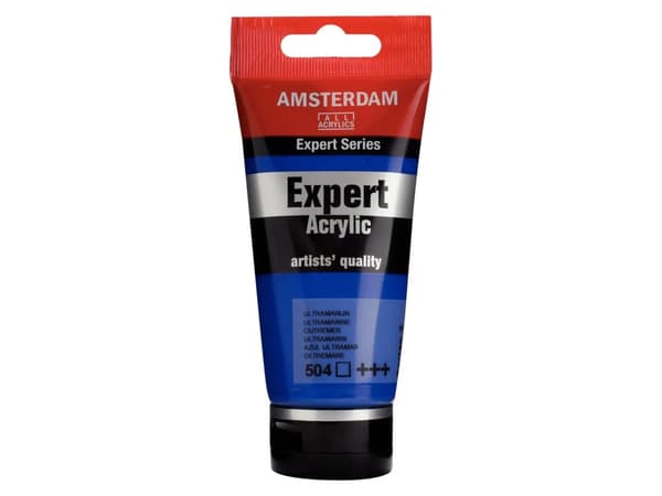 Amsterdam Expert-sarjan akryyliputki 75 ml Ultramariini 504