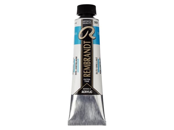 Rembrandt Acrylic Colour Tube Brilliant Blue 564
