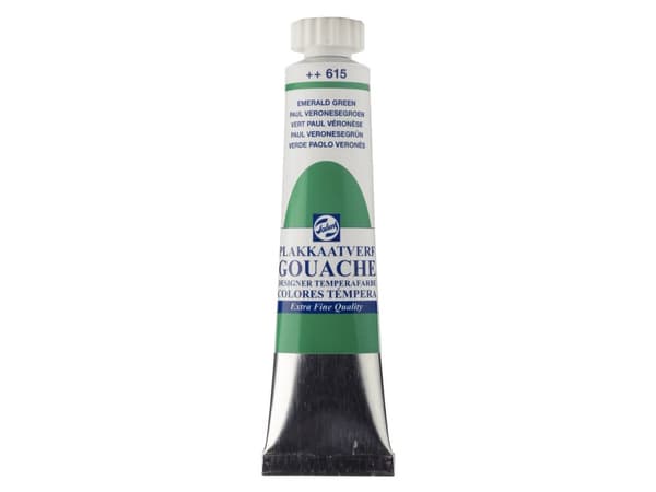 Talens Gouache Extra Fine Quality Tube Emerald Green 615
