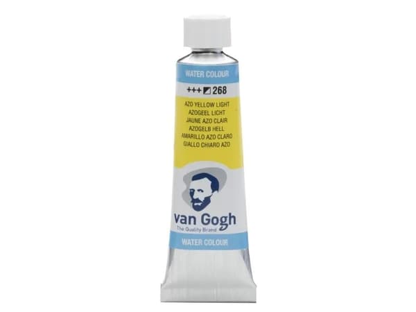 Van Gogh Watercolour Tube Azo Yellow Light 268