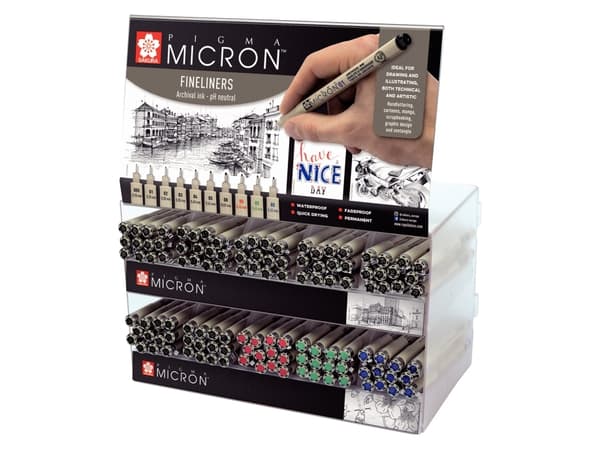 Sakura Pigma modular display | 120 pieces