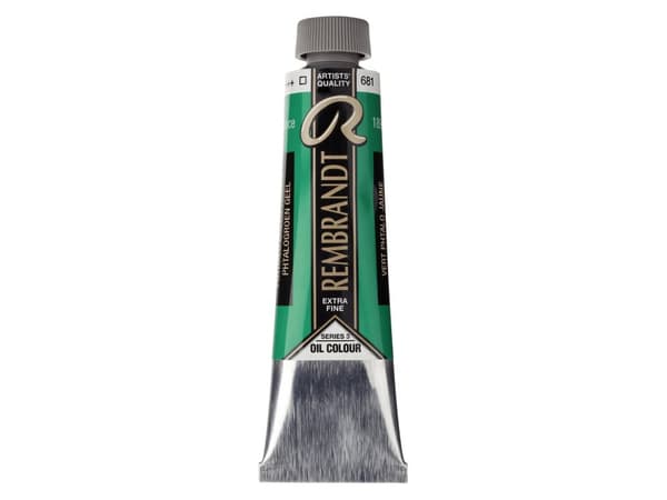Rembrandt Oil Colour Tube Phthalo Green Yellow 681