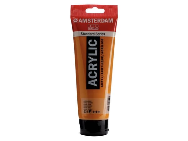 Amsterdam Standard Series Akrylrör 250 ml Guldockra 231