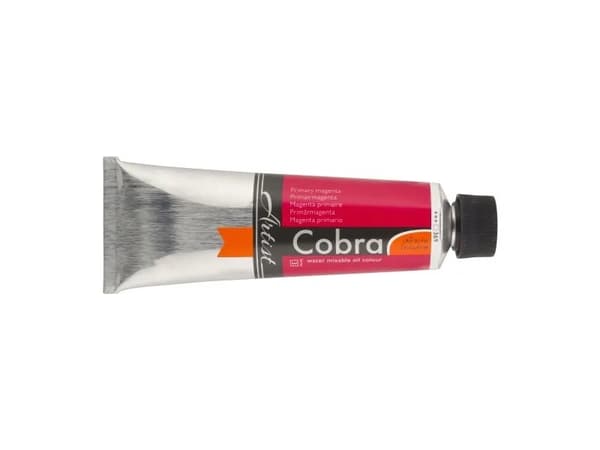 Cobra Artist Water-Mixable Oil Colour Tube Primary Magenta 369