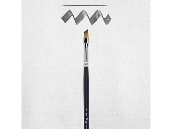 Talens Van Gogh Oil & Acrylic Brush Series 302 No. 8