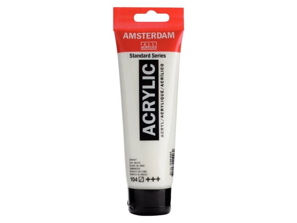 Amsterdam Standard Series Akrylrör 120 ml Zinkvit 104